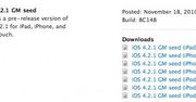 Apple rozesłał iOS 4.2.1 do programistów