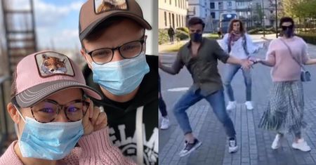 Kasia Cichopek i Marcin Hakiel świętują Międzynarodowy Dzień Tańca DZIKIMI HARCAMI na przejściu dla pieszych