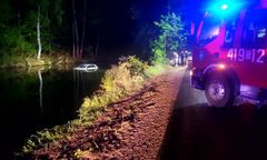 Utopił mercedesa w Wielkim Kanale Brdy. Niebezpieczny finał majówki