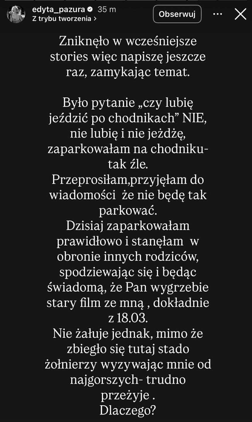Najnowsze wpisy Edyty Pazury