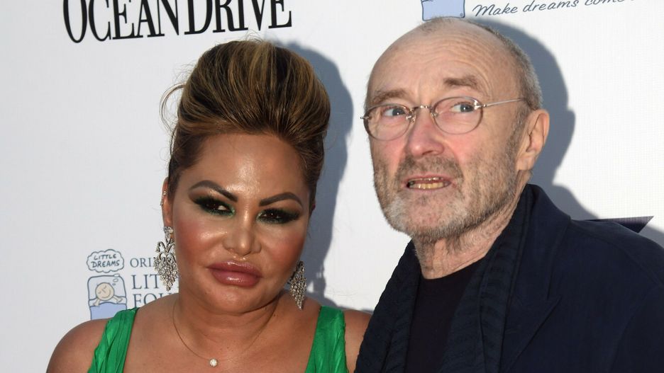 Orianne i Phil Collins w 2018 r.