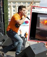 Szokujące wideo z Charkowa. Kiedyś w tym miejscu bawili się kibice na Euro