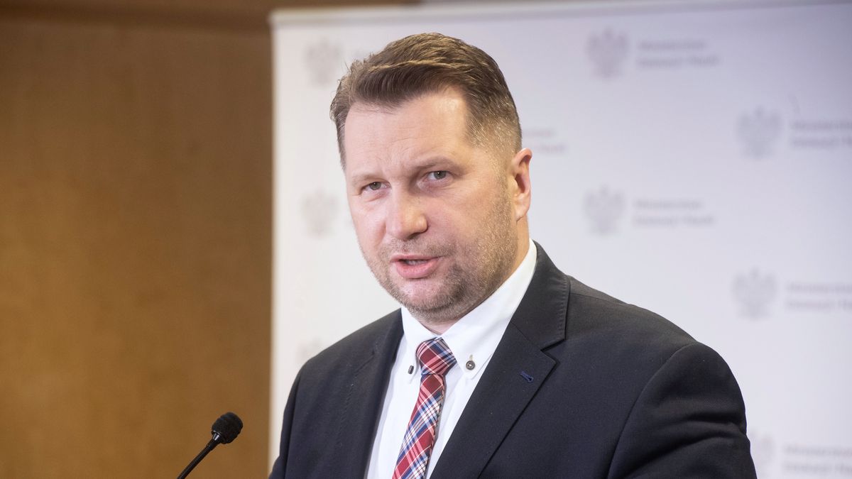 Minister edukacji i nauki Przemysław Czarnek 