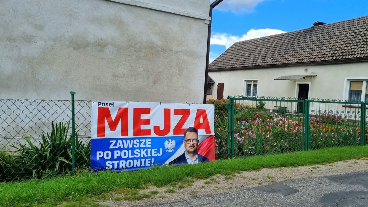 Bannery wyborcze Łukasza Mejzy w województwie lubuskim