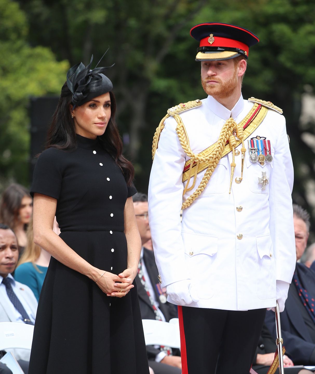 The Duke And Duchess Of Sussex Visit Australia - Day 5SYDNEY, AUSTRALIA - OCTOBER 20:  Prince Harry, Duke of Sussex and Meghan, Duchess of Sussex attend the official opening of the extension of the ANZAC Memorial in Hyde Park on October 20, 2018 in Sydney, Australia. The Duke and Duchess of Sussex are on their official 16-day Autumn tour visiting cities in Australia, Fiji, Tonga and New Zealand.  (Photo by Pool/Samir Hussein/WireImage)Pool/Samir HusseinArts Culture and Entertainment, Royalty, British Royalty, Human Interest, Sydney, FeedRouted_Global, topix, bestof
