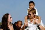 Brad Pitt i Angelina Jolie w kolorowym domu