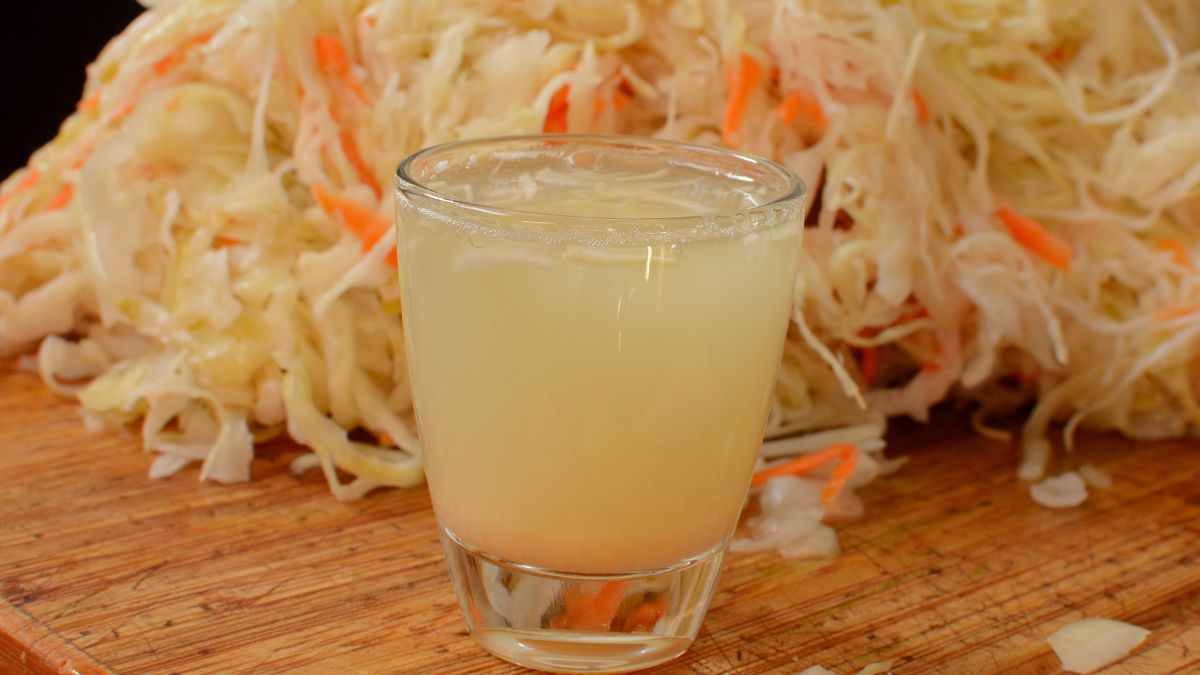 Koktajl z kiszonej kapusty - smaczny i zdrowy