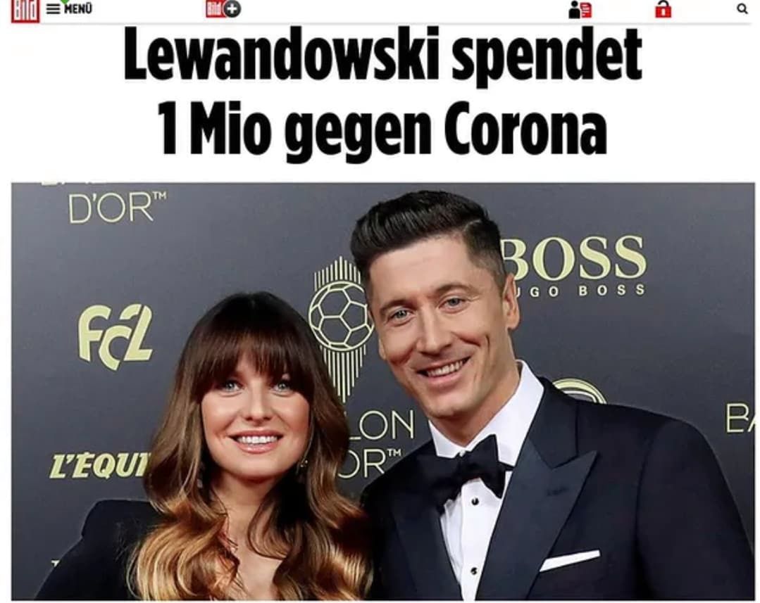 Anna i Robert Lewandowscy na ustach całej Europy