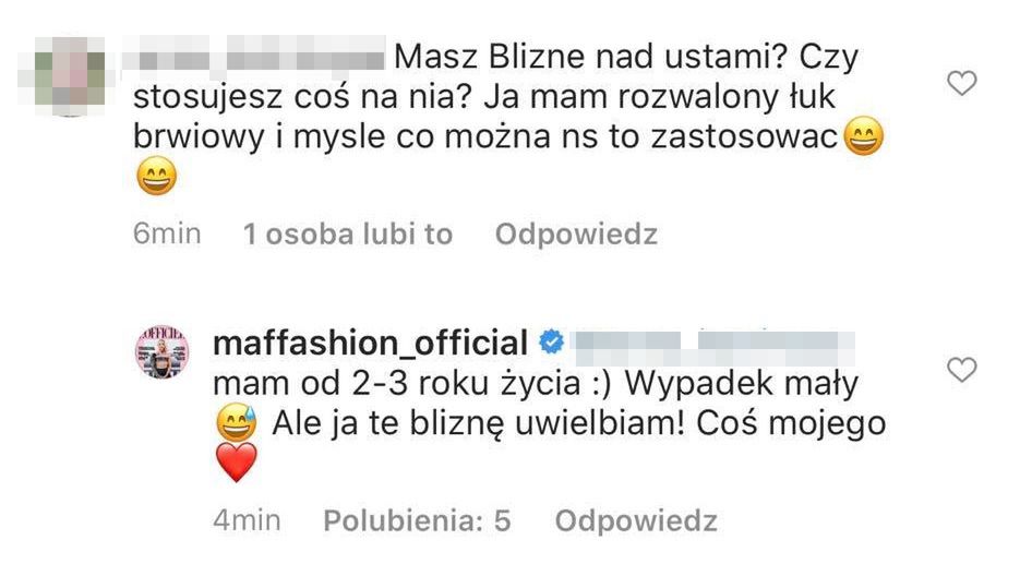 Maffashion pokazała się bez makijazu
