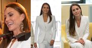 Kate Middleton emanuje elegancją w białym garniturze za 7,5 tysiąca (ZDJĘCIA)