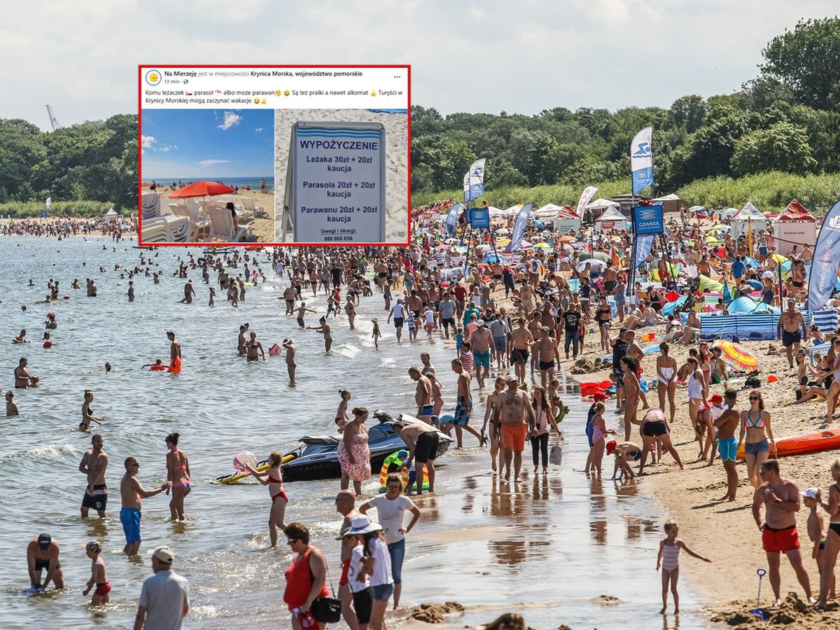 Ujęcie znad Bałtyku. Tyle trzeba płacić na plaży