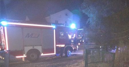 Pożar budynku mieszkalnego w Boksycce