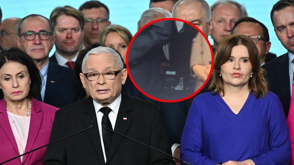 Incydent na konferencji PiS