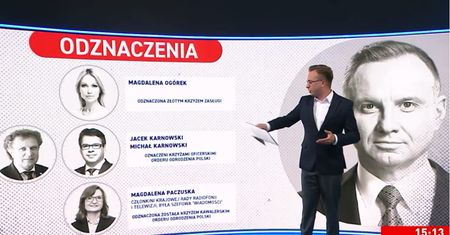 Trzy wpadki w kilka chwil. Zdjęcie z TVP Info niesie się po sieci