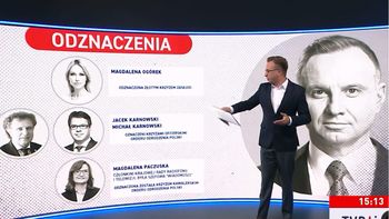 Trzy wpadki w kilka chwil. Zdjęcie z TVP Info niesie się po sieci