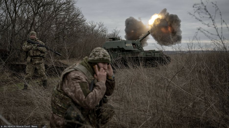 Temporary
DONETSK OBLAST, UKRAINE - DECEMBER 28: A Ukrainian soldier fires towards the Russian position as the Ukrainian soldiers from the artillery unit wait for ammunition assistance at the frontline in the direction of Avdiivka as the Russia-Ukraine war continues in Donetsk Ozge Elif Kizil / Anadolu
AA/ABACA