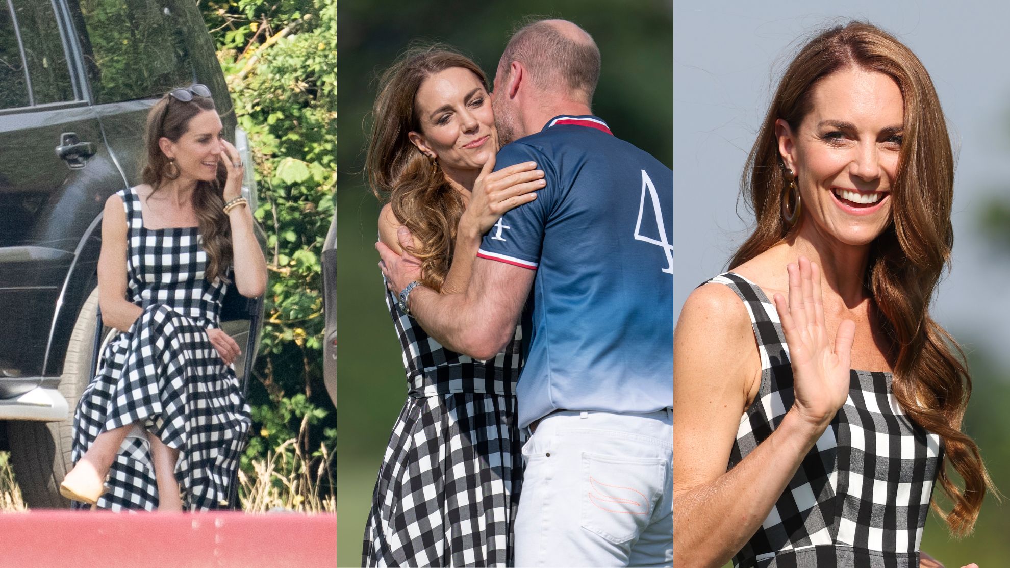 Księżna Kate dopinguje Williama na meczu polo