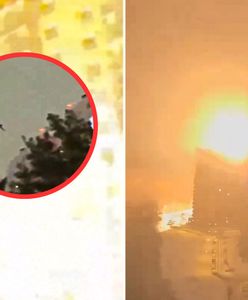 Eksplozje w Rosji. Moment uderzenia drona w blok