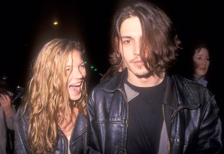 Kate Moss i Johnny Depp w 1994 roku