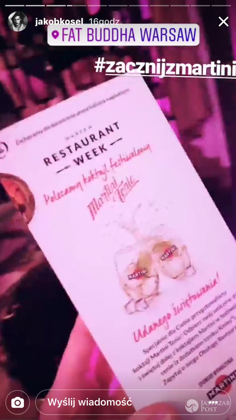 Gwiazdy na Restaurant Week z Martini 2017