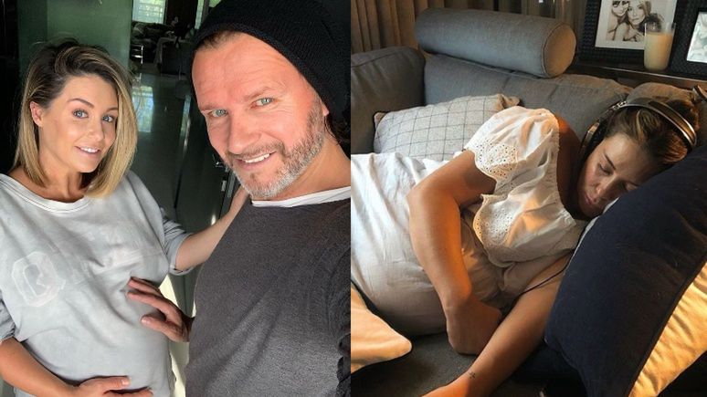 Radosław Majdan zachwyca się śpiącą Małgorzatą Rozenek