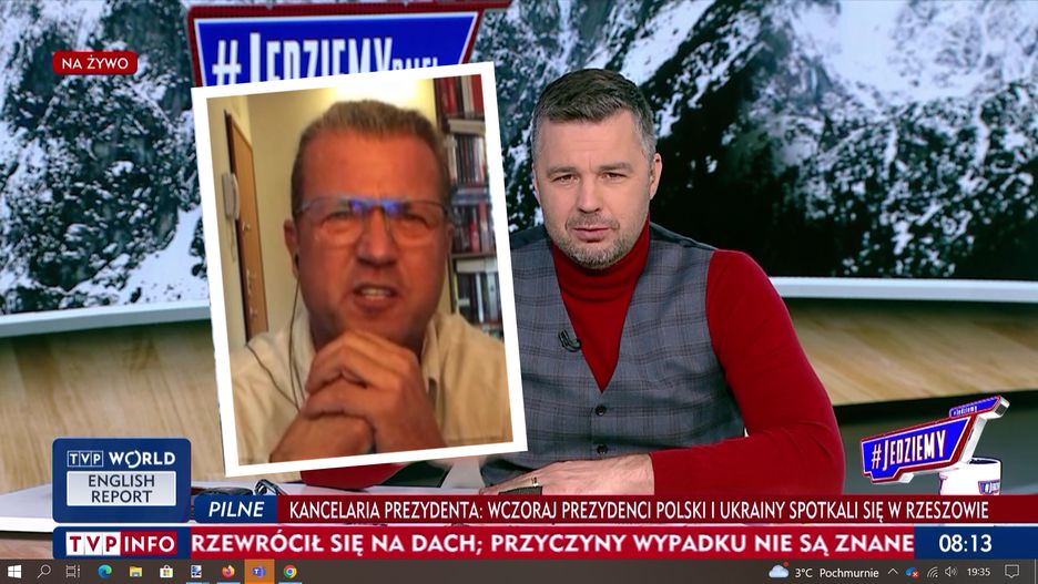 Jakimowicz nie gryzł się w język w programie Rachonia