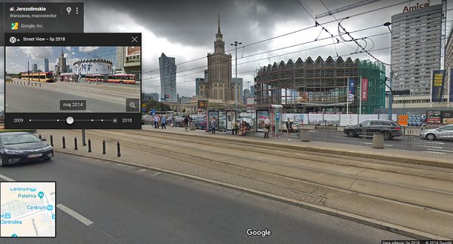 Google uaktualniło w Street View zdjęcia z największych polskich miast