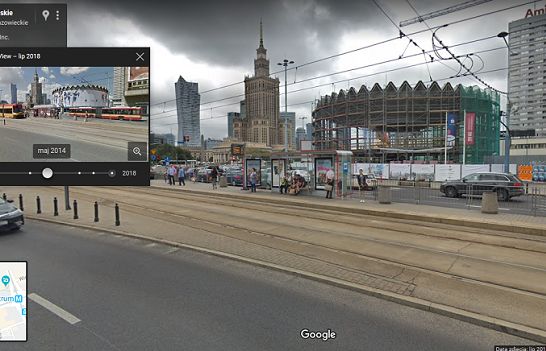 Google uaktualniło w Street View zdjęcia z największych polskich miast