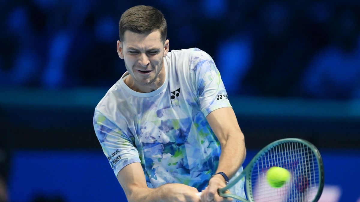 PAP/EPA / Alessandro di Marco / Na zdjęciu: Hubert Hurkacz