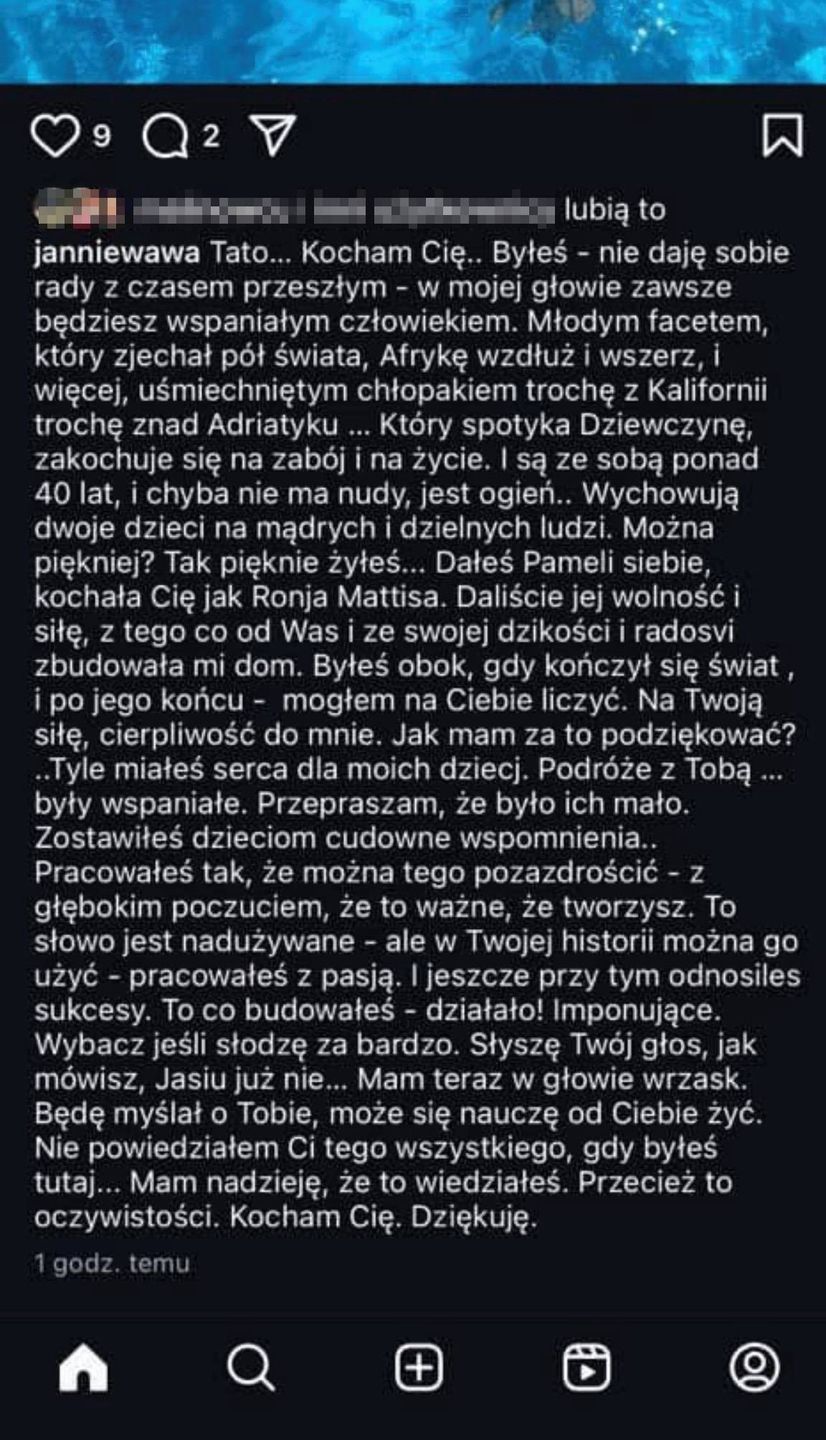 Jan Niedziałek wspomina teścia 
