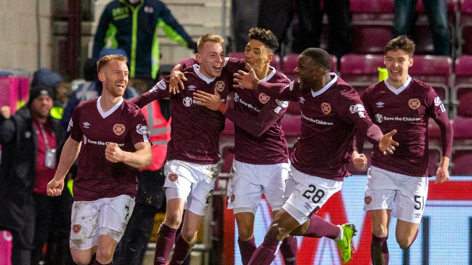 Getty Images /  Jeff Holmes / Na zdjęciu: piłkarze Heart of Midlothian