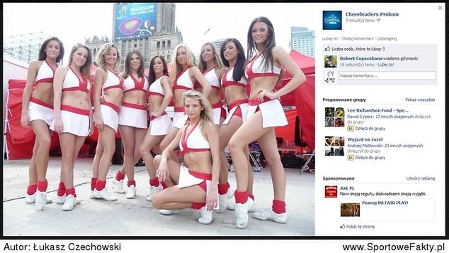 Więcej zdjęć na oficjalnym profilu Cheerleaders Prokom na Facebook