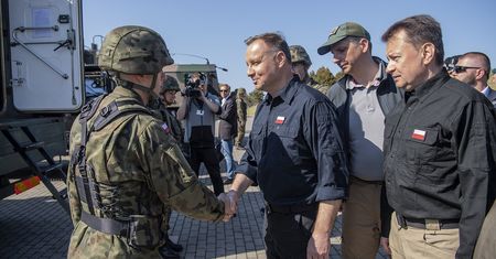 Anakonda 2020. F-16 odpaliły pociski. W pokazie wziął udział prezydent Andrzej Duda