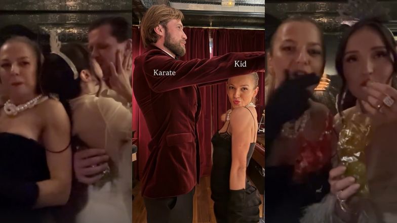 Lewandowscy i Szczęśni bawią się razem na sylwestrze