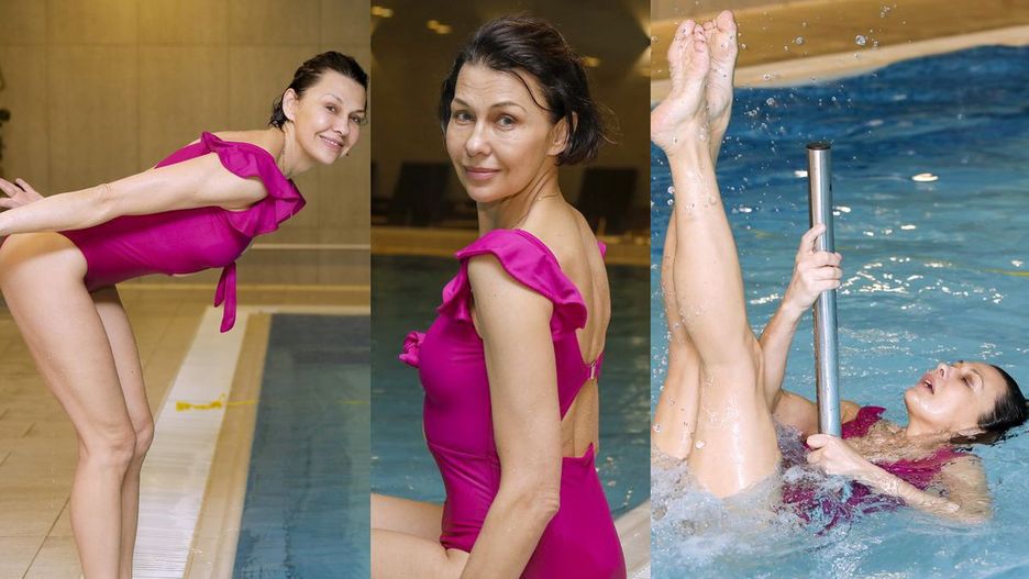 Anna Popek kusi w kostiumie kąpielowym