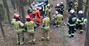 Wypadek na crossie w Słupnie
