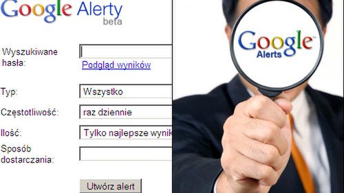 Google Alerts - nowe informacje na skrzynkę pocztową 1