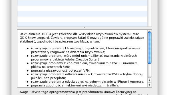 Mac OS X 10.6.4 gotowe do pobrania 1