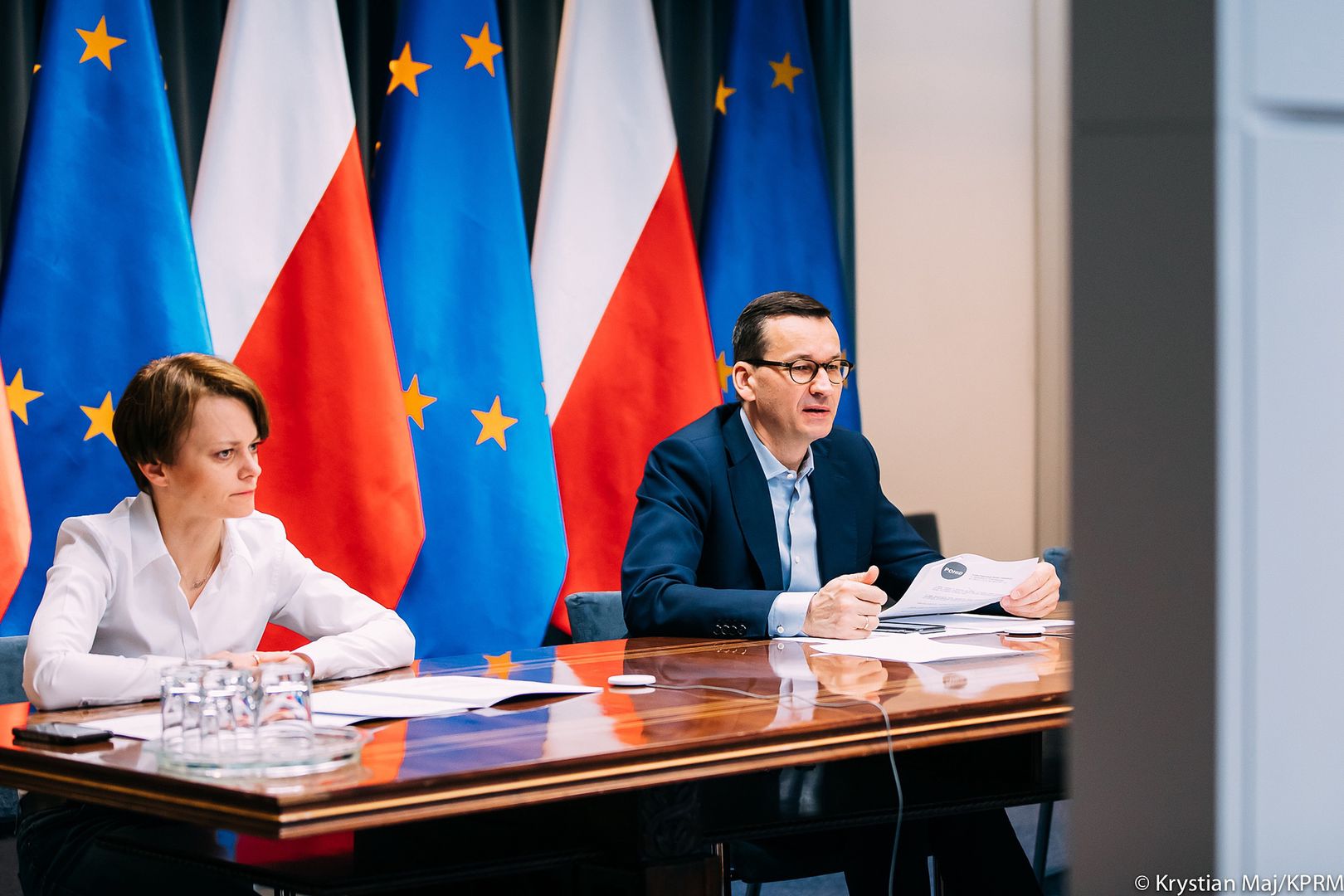 Jadwiga Emilewicz, Mateusz Morawiecki