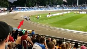 Żużel. Dramatyczny wypadek w Rzeszowie. Motocykl zawodnika wyleciał w powietrze! [WIDEO]