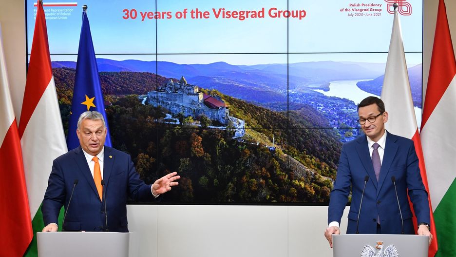 Viktor Orban i Mateusz Morawiecki 