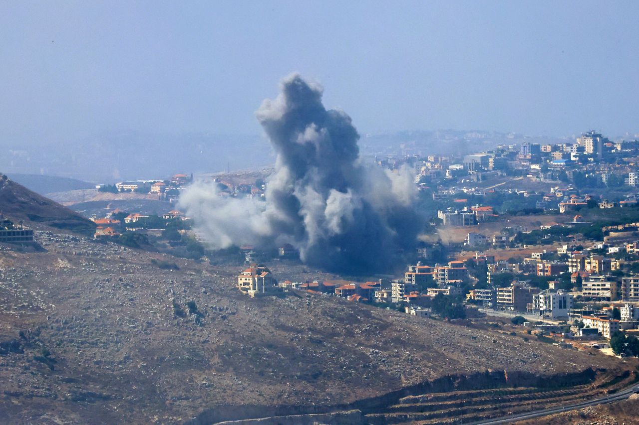 Smoke after Israeli shelling in southern Lebanon