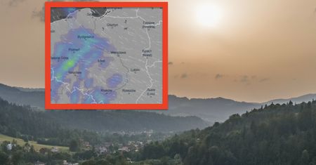 Saharyjski pył zasnuje niebo. Spadnie z deszczem