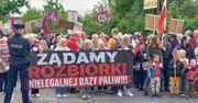 Protest w Szczecinie. Mieszkańcy domagają się rozbiórki bazy paliw w Podjuchach