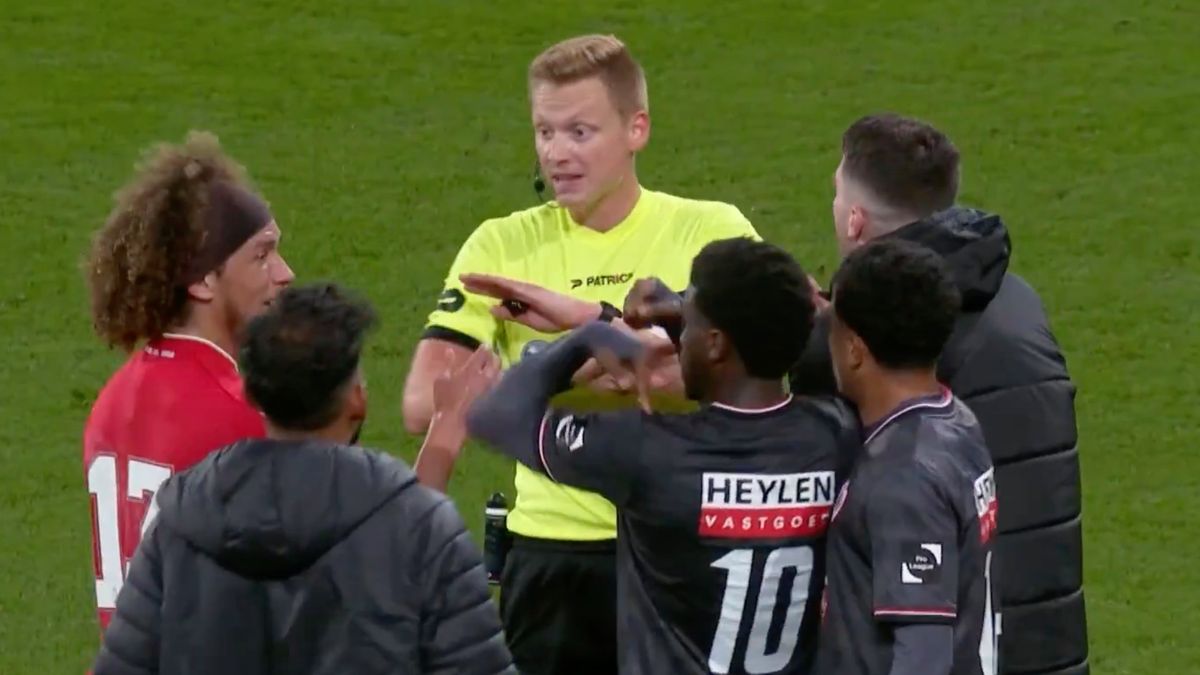 Twitter / DAZN Belgie / Skandal w lidze belgijskiej