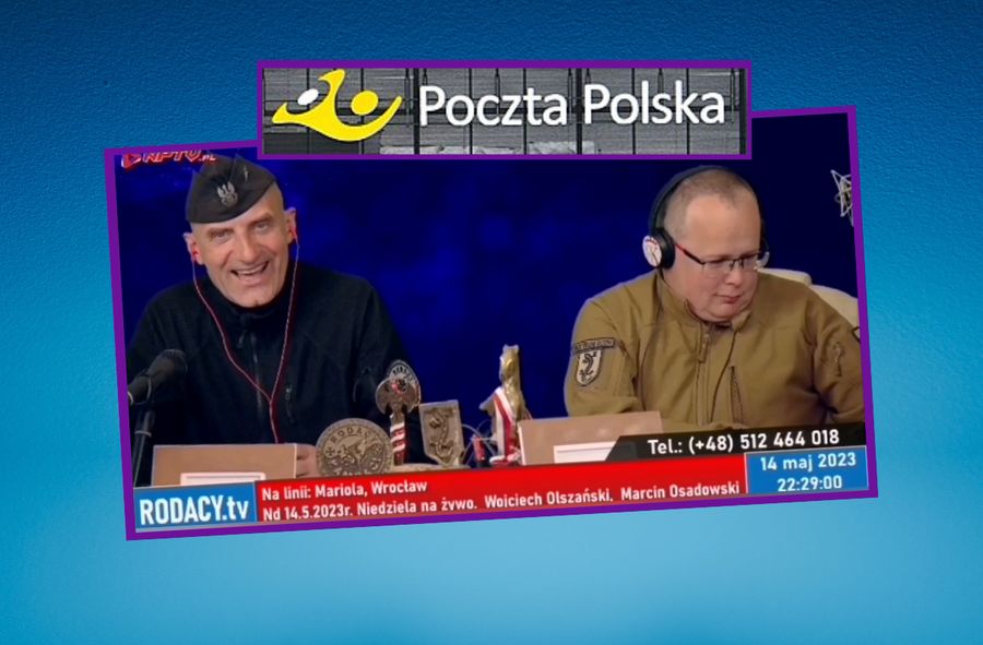 Pracownica Poczty Polskiej w telewizji Rodacy.tv