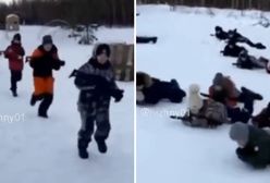 W Rosji nie oszczędzają nawet dzieci. To nagranie poraża