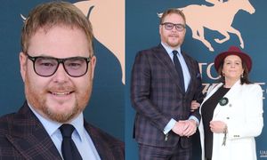 Jan Lubomirski-Lanckoroński z żoną Heleną wpadli na otwarcie sezonu wyścigowego na Służewcu. Ładnie się wystroili? (ZDJĘCIA)