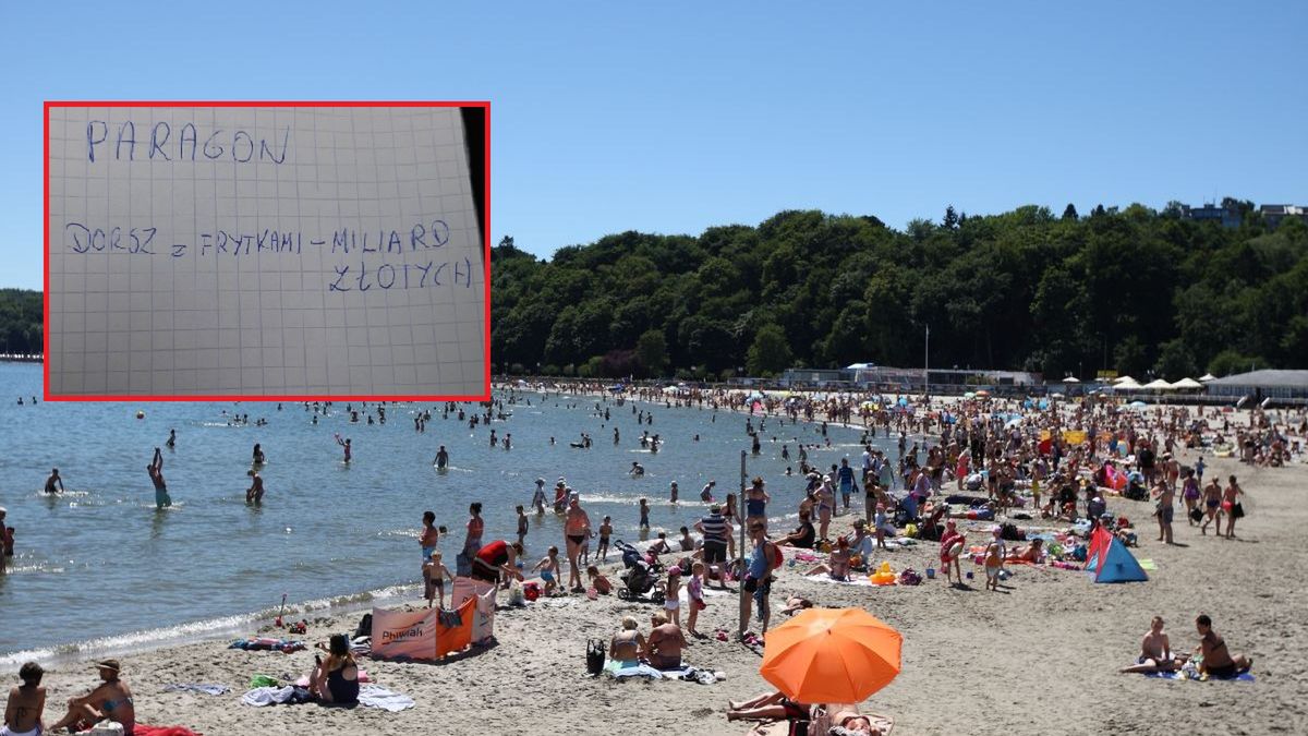 Plaża nad morzem Bałtyckim