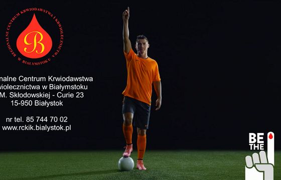 Cristiano Ronaldo promuje oddawanie krwi w centrum w Białymstoku (wideo)